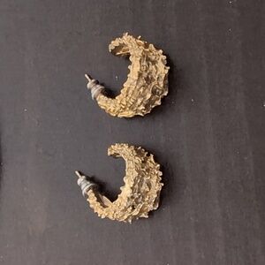 Mini gold hoop earrings